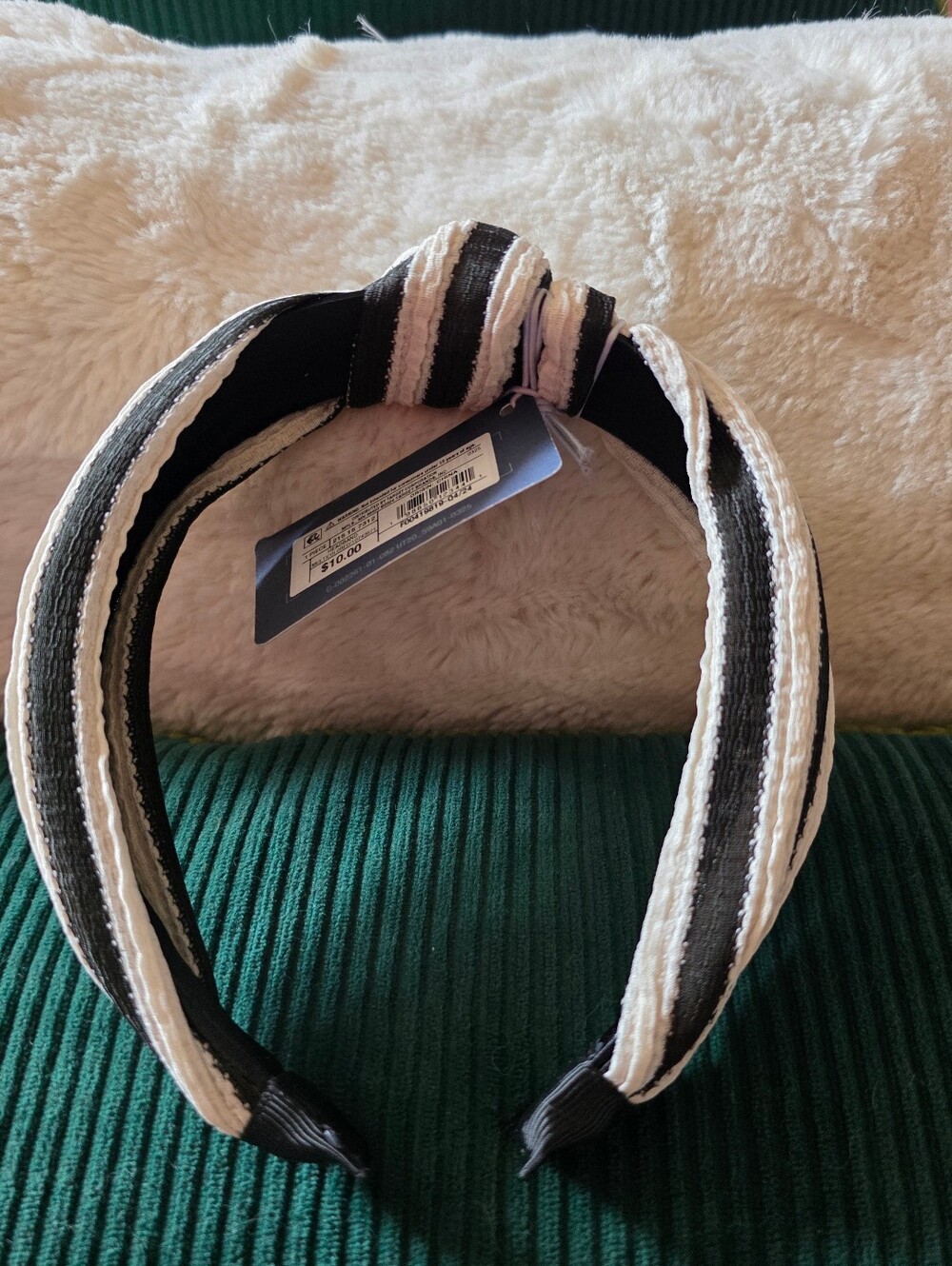 Universal Threads Striped Knotted Headband NWT